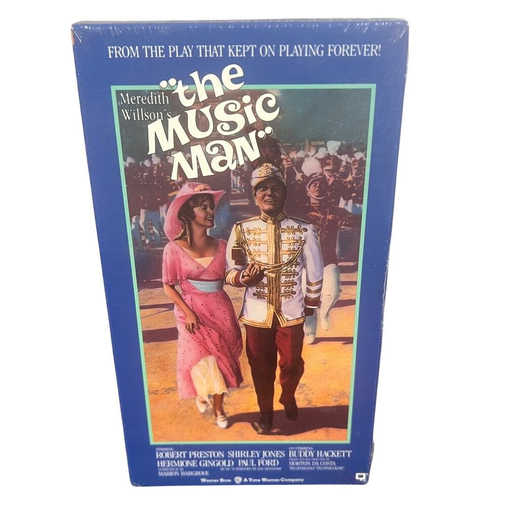 The Music Man VHS Tape 1991 Sealed Robert Preston Shirley Jones Ron Howard